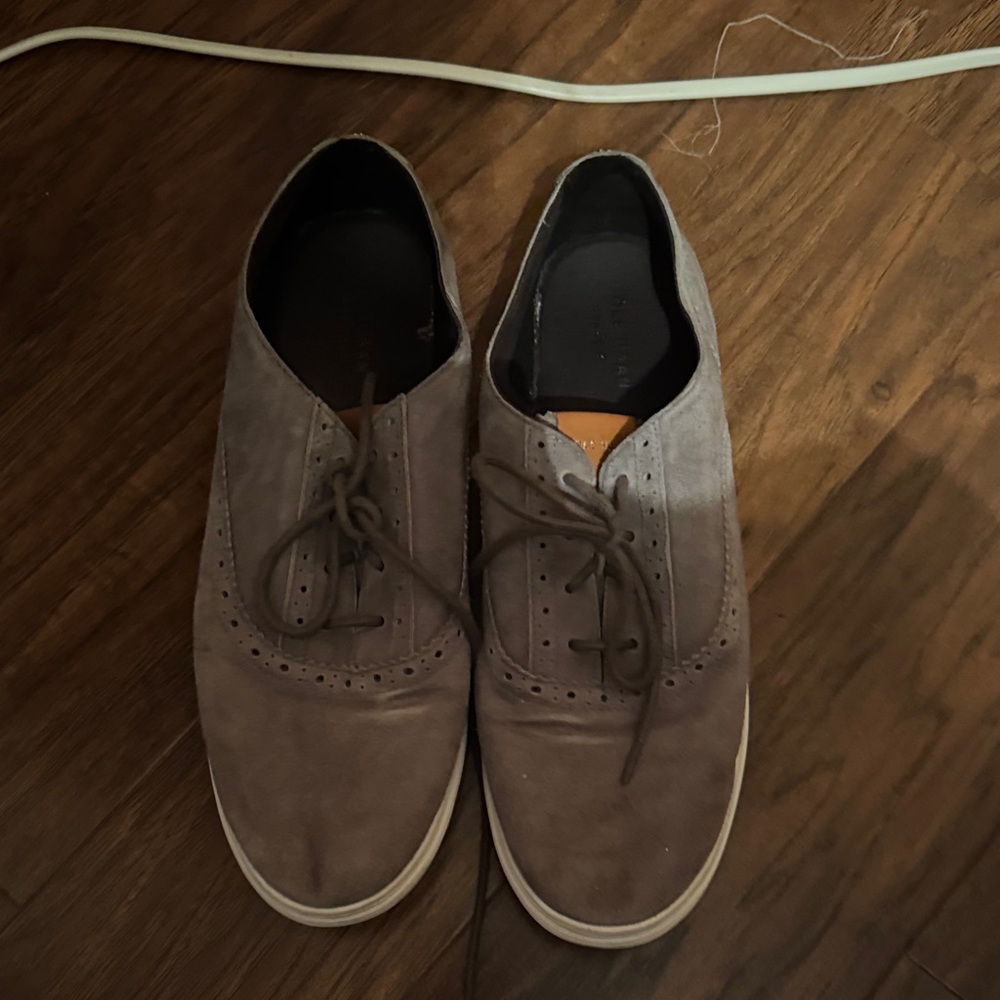 Cole Haan Brown Suede Oxfords